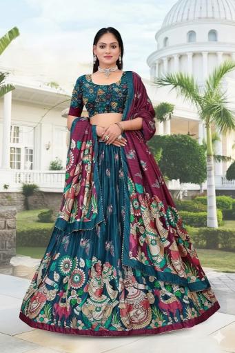 Artriddhs Dola silk D NO DEGITAL 06 Lehenga choli wholesale shop in Pune - wholesale export